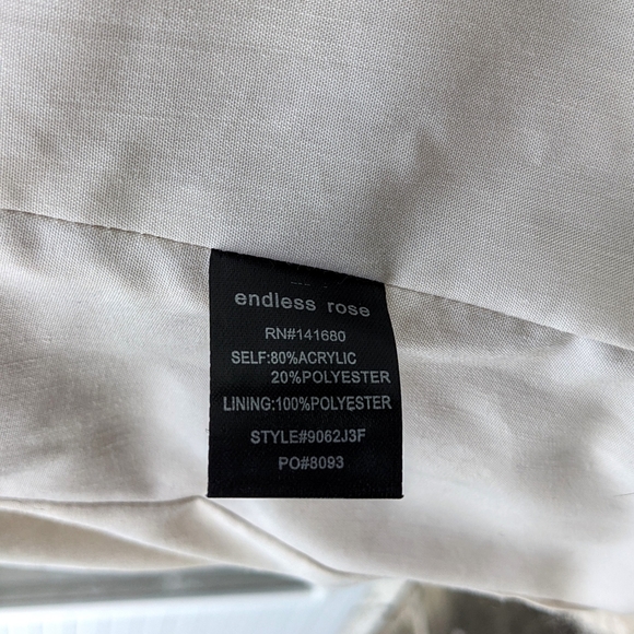 SOLD Endless Rose Vegan Fur Jacket - Picture 8 of 8